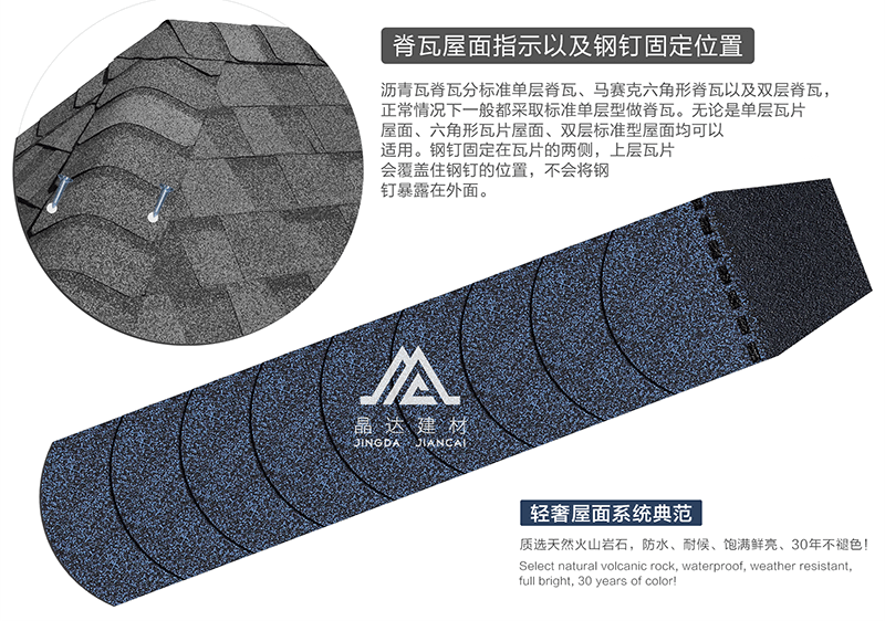 瀝青瓦屋面脊瓦制作詳解02